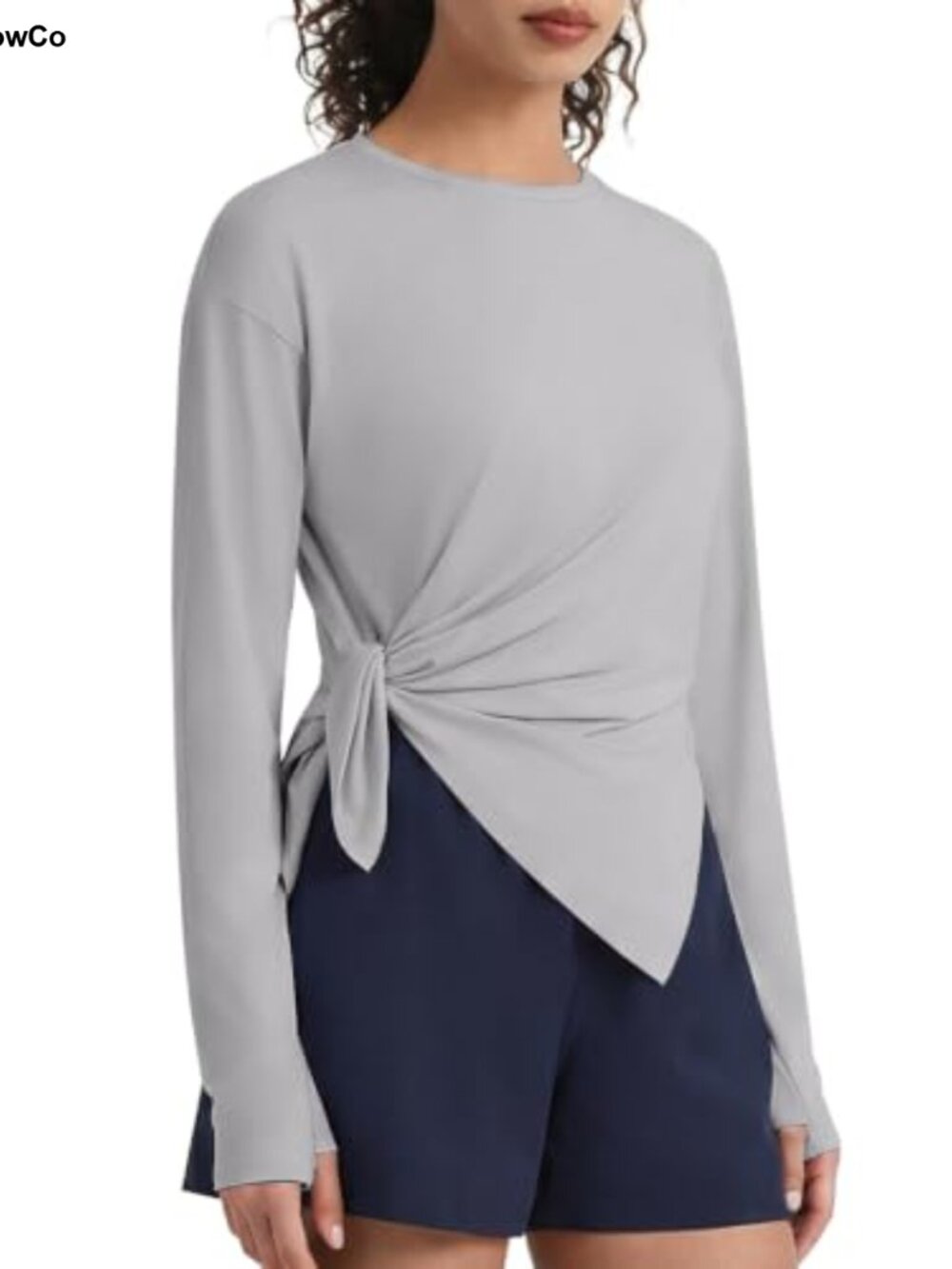 UPF 50+ Sun Shirt Long Sleeve Workout Top Quick Dry Hiking Running